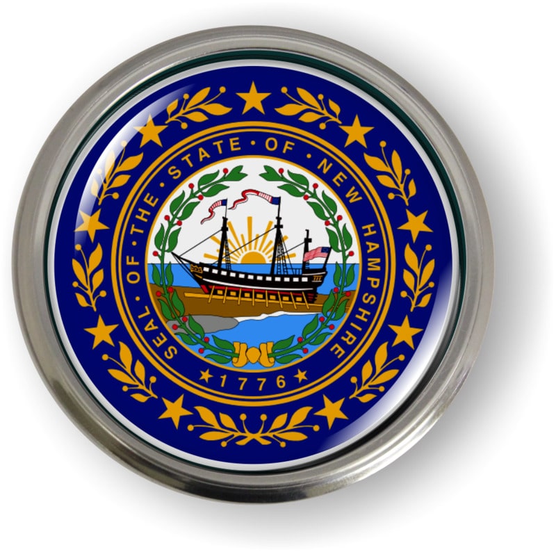 New Hampshire - State Flag Emblem